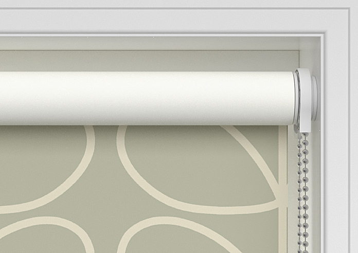 Orla Kiely Jumbo Linear Stem, Pebble - Twist&Fit Roller Blind - Image 10